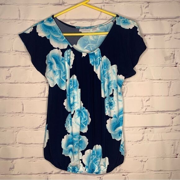 New York & Company XS blue top - Picture 1 of 3